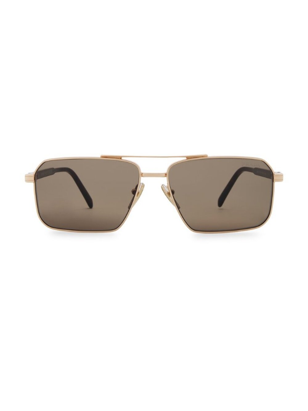 Prada Aviator Sunglasses in Gold - Metallic Gold